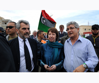 Catherine Ashton visits Benghazi