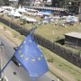 A view of the African Union compound from the EU delegation building in Addis Ababa