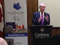 Former President of the European Parliament speaks at Carleton University