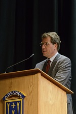 Minister-Counsellor Manfred Auster delivers address at Graduation Ceremony