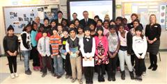 Belgian Ambassador Bruno van der Pluijm visits L’Odyssée public elementary school in Orléans