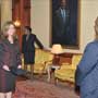 Cristina Martins Barreira et Ali Bongo Ondimba