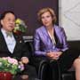Connie Hedegaard, European Commissioner for Climate Action discusses with Donald Tsang, Chief Executive for Hong Kong SAR on issues related to climate change and consumerism