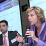 Connie Hedegaard, European Commissioner for Climate Action talks about challenges in climate change and how to tackle the issue strategically at a forum, "Climate action in Europe and Hong Kong &ndash; a continuing conversation"