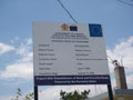 A sign at a road in Westmoreland repaired under the European Union's Intervention for Rural and Parochial Roads Rehabilitation and Maintenance Programme.