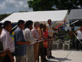 Belize &ndash; July 2009 : Ambassador Marco Mazzocchi Alemanni cuts the ribbon to the new wing of the YWCA in Belize City along with representatives of the YWCA and the Belize Rural Development Programme, BRDP. The YWCA was funded under BRDP.
