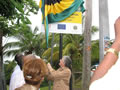 February 2010 Ambassador Marco Mazzocchi Alemanni unveils the sign at Roslyn Road in St. Mary. The road was rehabilitated under the Rural Economic and Social Infrastructure Support Project (RESISP), which is managed by the St. James Parish Council with the assistance of the Department of Local Government
