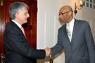 EU Ambassador makes courtesy call on Newly appointed Governor General Sir Patrick Allen
