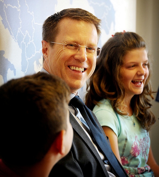 Samuel Žbogar met the winners of Europe Quiz 2013