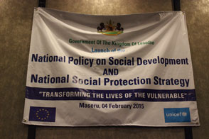 Launch of the National Policy on Social Development and the National Social Protection Strategy Launch of the National Policy on Social Development and the National Social Protection Strategy