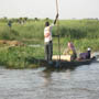 Pinasse sur le fleuve Niger
