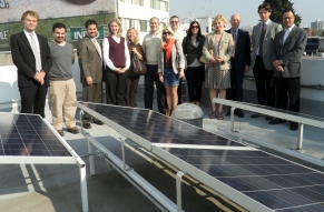 EU Environmental counsellors visit the CIHAC zero emissions building in Mexico City
