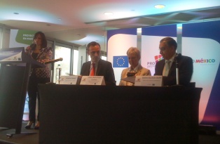 EU Ambassador Marie-Anne Coninsx chaired the signature ceremony of two new cooperation projects supporting Mexican SME
