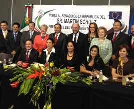 The President of the European Parliament meets Mexican Legislators