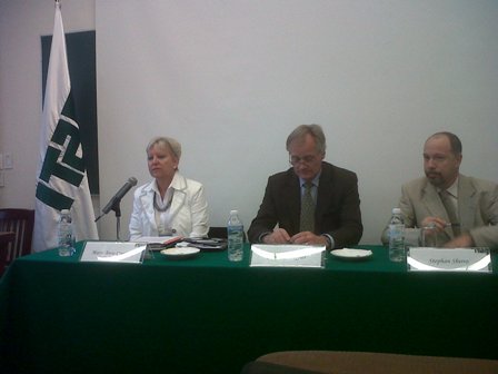 Mr. Christian Leffler, Managing Director for the Americas of the European External Action Service gave a speech to the ITAM University