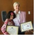 Award Ceremony to Mexican girl who won the international drawing competition on gender equality of the EU