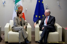 Secretary Patricia Espinosa visited the institutions of the European Union and the Kingdom of Belgium.