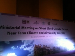 Ministerial meeting on short lived climate forcers