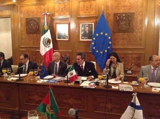 EU Ambassadors meet with the Governor of Aguascalientes Carlos Lozano de la Torre, in the context of a working visit.