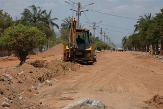 Namacurra - Rio Ligonha rehabilitation work in the city of Mocuba