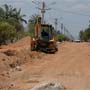 Namacurra - Rio Ligonha road rehabilitation work in the city of Mocuba