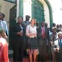 Inauguration ceremony of the Central Prison of Beira in December 2009. On the photo (in the middle from left) Mrs Benvinda Levi, Minister of Justice of Mozambique, Mrs Barbara Kerstiens, representative of the EU, Ndolamb Ngonkway, UN Resident Coordinator.