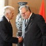 The President Buzek with the Pope Benedict XVI