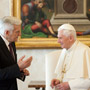 The President Buzek with the Grand Master of the Order of Malta, Fra`Matthew Festing