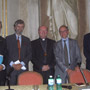 Ambassador Gazzo, Ambassador de Laboulaye, Mgr Ravasi, Axel Khan, Jean-Louis Pouthier, Director of the Cultural Centre San Luigi dei Francesi