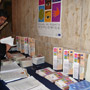 The EU information desk with EU publications