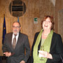 Ambassador Ritto with Ms Mosca, Director, DG EuropeAid Cooperation and Development