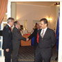 Ambassador Ritto welcoming the members of the Diplomatic Corps accredited to the UN Organisations in Rome
