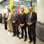 Receiving line with Ambassador Gazzo