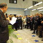 Ambassador Gazzo delivering the welcome speech