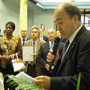 Ambassador Gazzo delivering the welcome speech