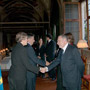 Ambassador Ritto welcoming the members of the Diplomatic Corps accredited to the Holy See