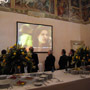 Invitees watching the video "EU in the world"