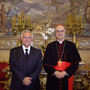 Commissioner John Dalli and Cardinal Bertone, Vatican Secretary of State