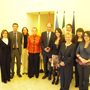 Ambassador Gazzo and the EU Delegation's staff
