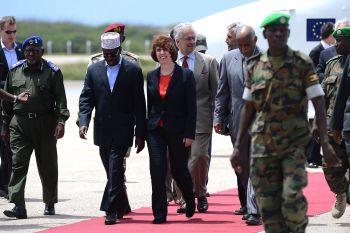 Catherine Ashton travelled to Somalia