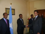 First EU Ambassador to Somalia presents his credentials