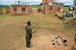 EU Training Mission: Drill exercise in Bihanga (Uganda)