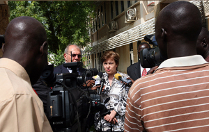 Sudanese and International Press in an EU Press Conference