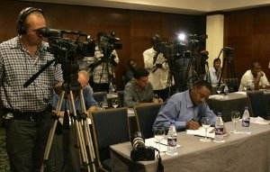Sudanese and International Press in an EU Press Conference