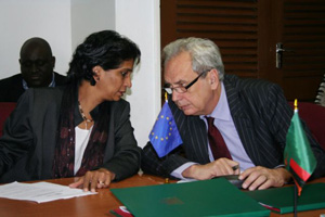 Statement by H.E. Mr Gilles Hervio Ambassador / Head of Delegation of the European Union to Zambia and COMESA at the MOU Signing Ceremony for the Millennium Development Goals Initiative &ndash; Accelerating Progress Towards Maternal, Neonatal and Child Morbidity and Mortality Reduction In Zambia