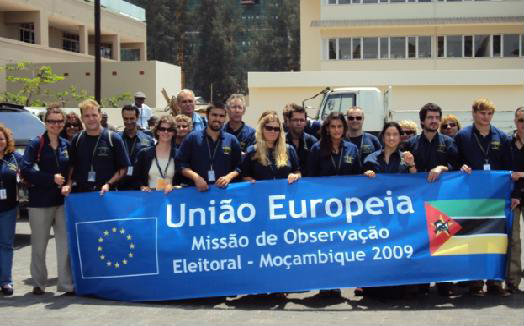 Group photo of short-term observers