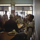 Morocco - People from Azmmour (a small town south of Rabat). In a caf&eacute; in Azmmour