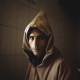 Morocco - People from Azmmour (a small town south of Rabat). Young Moroccan in the streets of Azmmour