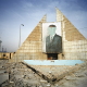 Destroyed monument of Saddam (Baath Party - Iraq Secret Services quarter)