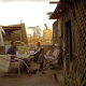 The rooftop inhabitants sleep out in the open to fight off the infernal heat of the summer nights, just like this family in the district of Boulaq &mdash; one of the working class districts of Cairo.